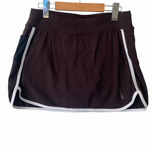 SUGOI Women's Running Athletic Fitness Skort Brown White Size Medium